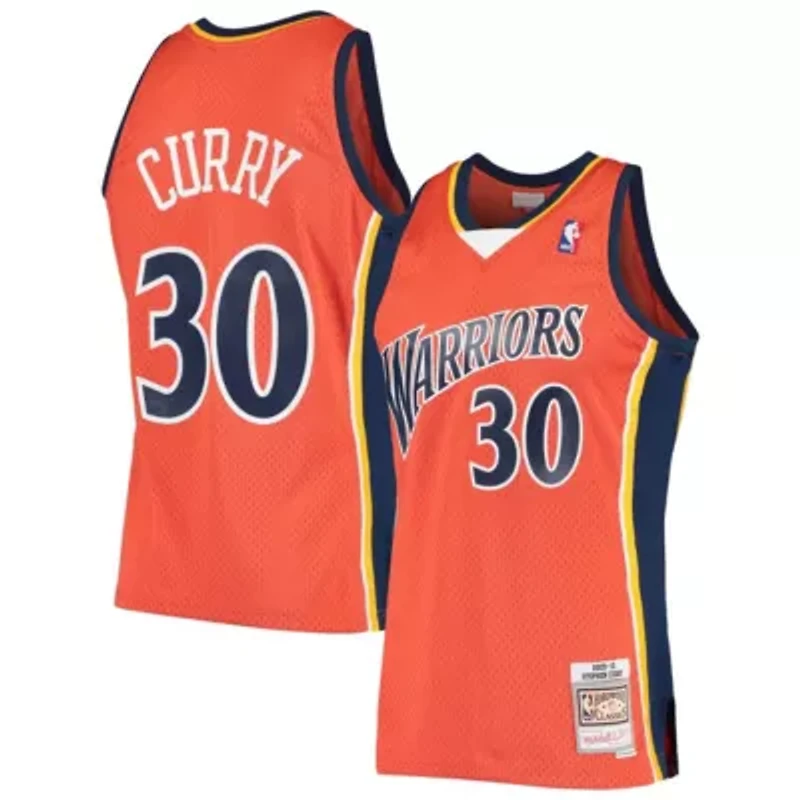 NBA Stephen Curry Golden State Warriors Hardwood Classics Swingman Jersey