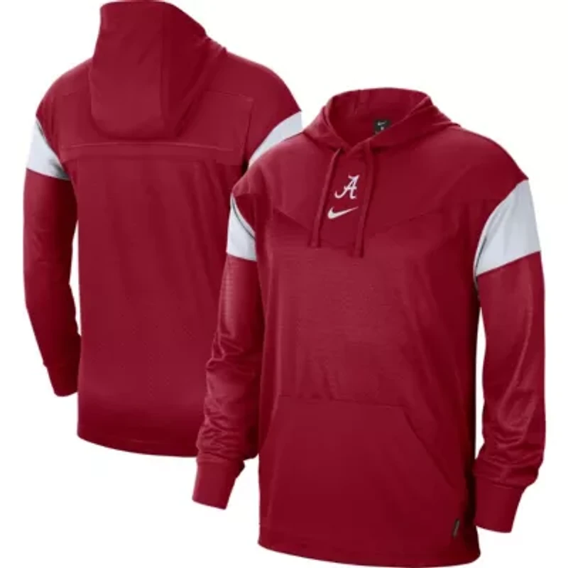 Alabama Crimson Tide NCAA Nike Sideline Jersey Pullover Hoodie