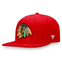 NHL Fanatics Chicago Blackhawks Core Primary Logo Snapback Hat