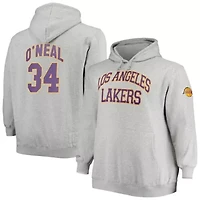 NBA Shaquille O'Neal ed Los Angeles Lakers Big & Tall Name Number Pullover Hoodie