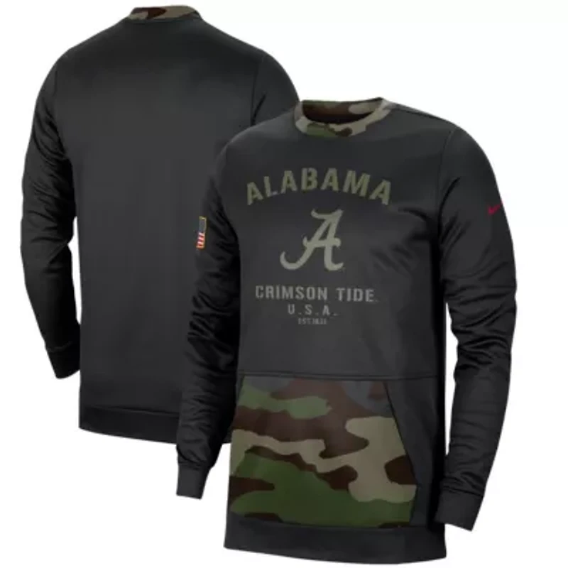 Alabama Crimson Tide NCAA Nike Military Appreciation Performance Pullover Sweatshirt