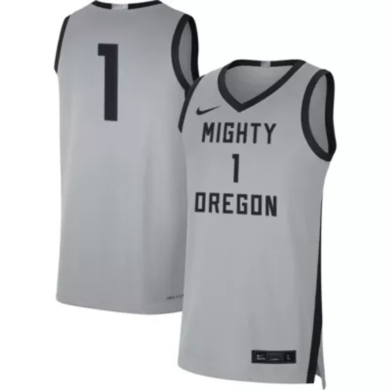NCAA Nike #1 Oregon Ducks Limited Basketball Jersey