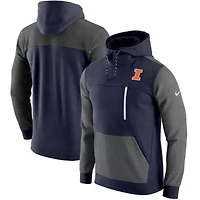 NCAA Nike Illinois Fighting Illini AV-15 2.0 Slim Fit Pullover Hoodie