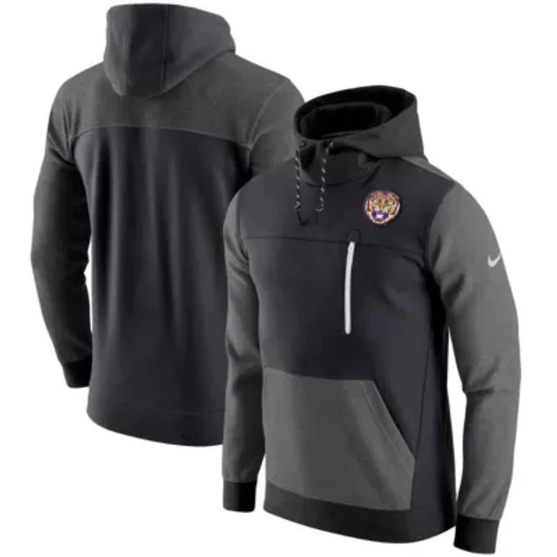 NCAA Nike LSU Tigers AV-15 2.0 Slim Fit Pullover Hoodie
