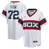Chicago White Sox MLB Nike Carlton Fisk Home Cooperstown Collection Team Player Jersey
