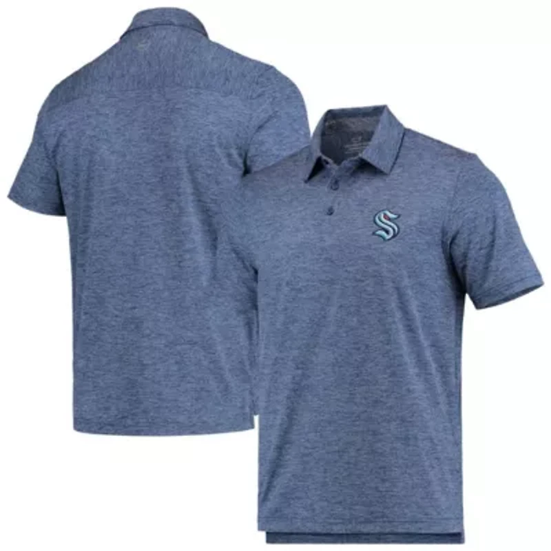 NHL Vineyard Vines Deep Sea Seattle Kraken Destin Stripe Polo