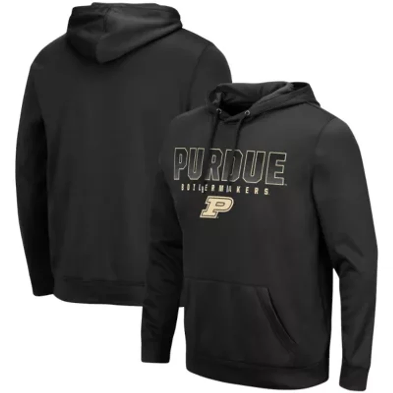 NCAA Purdue Boilermakers Blackout 3.0 Pullover Hoodie
