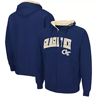 Georgia Tech Yellow Jackets NCAA Arch & Logo 3.0 Full-Zip Hoodie