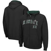 Hawaii Rainbow Warriors NCAA Arch & Logo 3.0 Full-Zip Hoodie