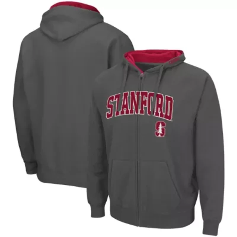 Stanford Cardinal NCAA Arch & Logo 3.0 Full-Zip Hoodie