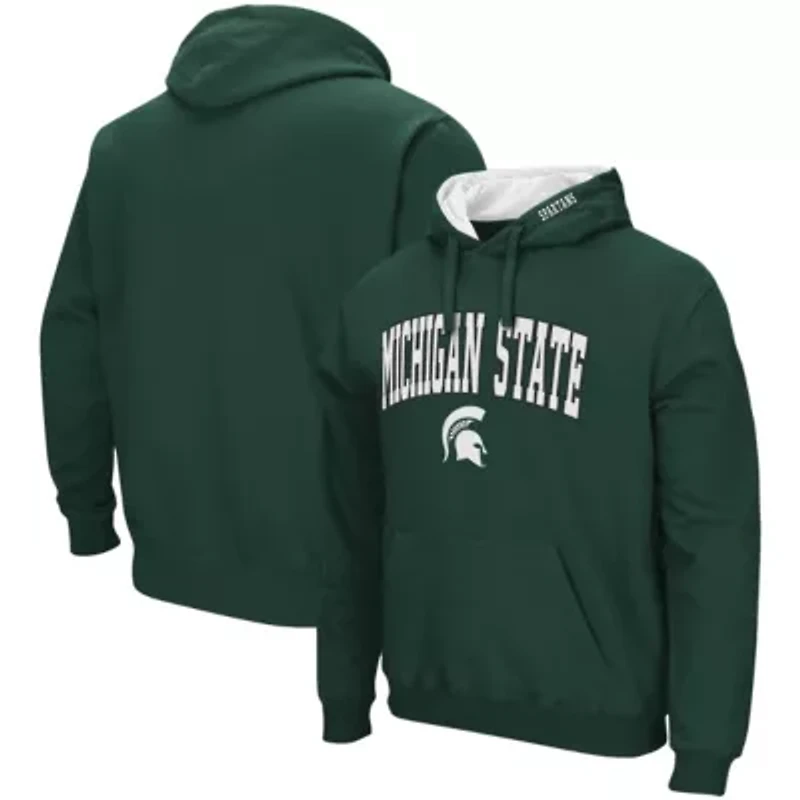 NCAA Michigan State Spartans Arch & Logo 3.0 Pullover Hoodie