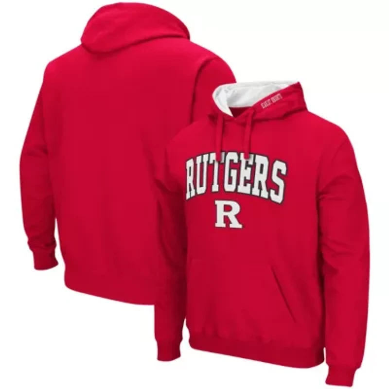 Rutgers Scarlet Knights NCAA Arch & Logo 3.0 Pullover Hoodie