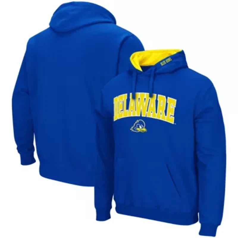 Delaware Fightin' Blue Hens NCAA Arch and Logo Pullover Hoodie