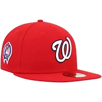 MLB Washington Nationals 9/11 Memorial Side Patch 59FIFTY Fitted Hat
