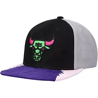 NBA Black/Pink Chicago Bulls Day 5 Snapback Hat