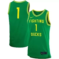 NCAA Unisex Nike #1 Oregon Ducks Basketball Replica Jersey