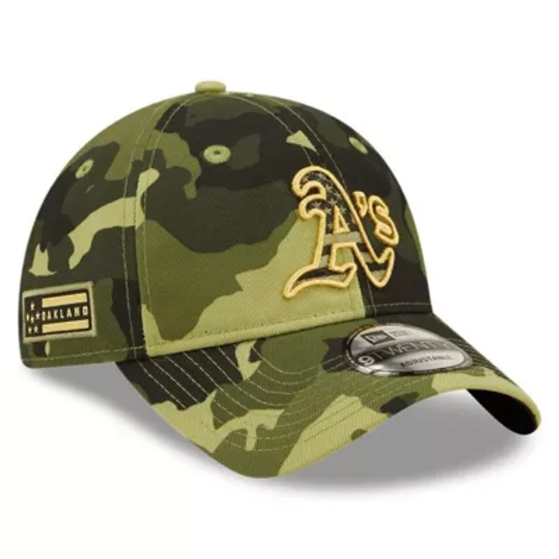 Cooperstown Teams Oakland Athletics 2022 Armed Forces Day 9TWENTY Adjustable Hat
