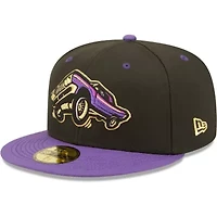 MiLB Black/Purple Lowriders De Fresno Copa La Diversion 59FIFTY Fitted Hat