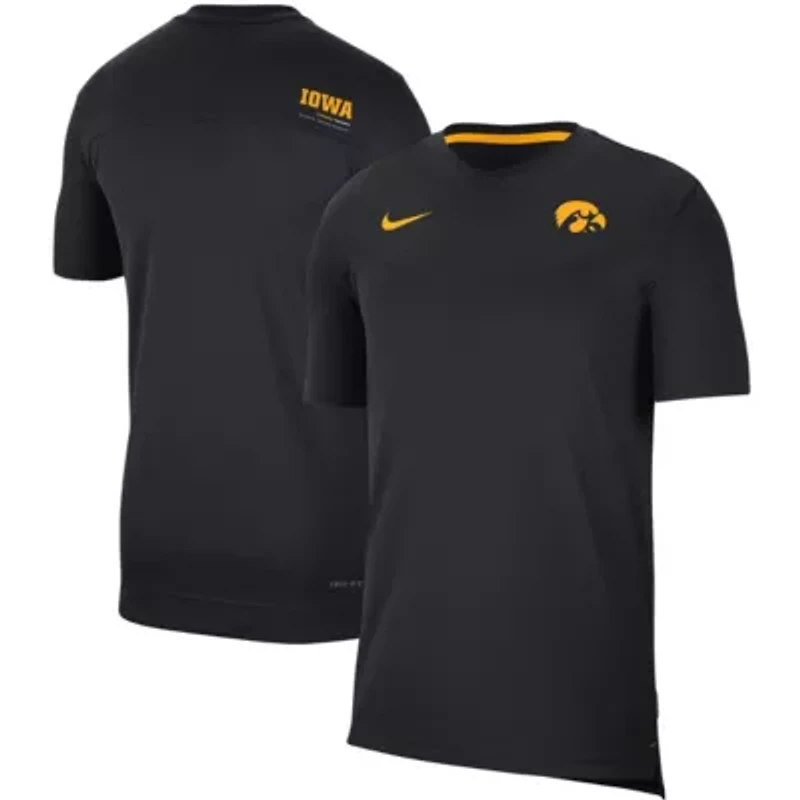 NCAA Nike Iowa Hawkeyes 2022 Coaches UV Performance T-Shirt