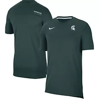 NCAA Nike Michigan State Spartans 2022 Coaches UV Performance T-Shirt