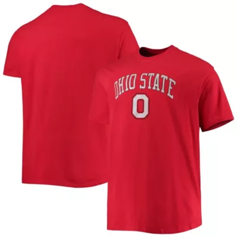 NCAA Ohio State Buckeyes Big & Tall Arch Over Wordmark T-Shirt