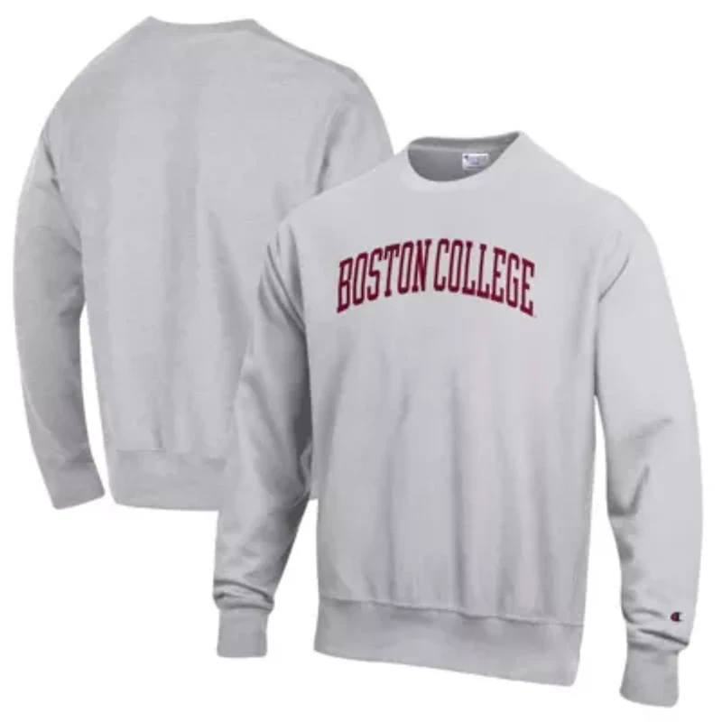 Boston College Eagles NCAA ed Reverse Weave Fleece Crewneck Sweatshirt
