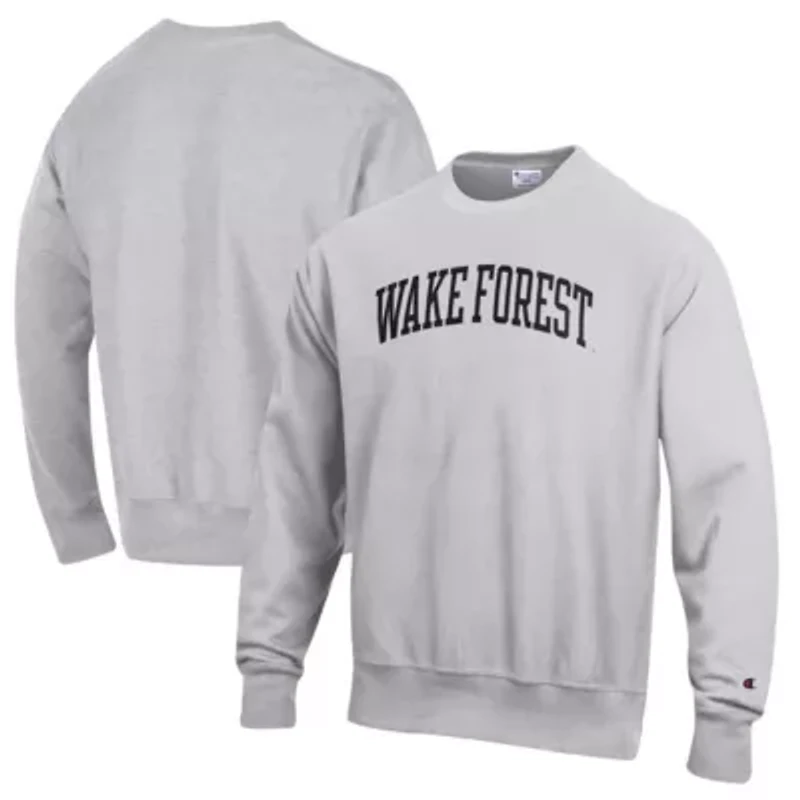 NCAA ed Wake Forest Demon Deacons Reverse Weave Fleece Crewneck Sweatshirt