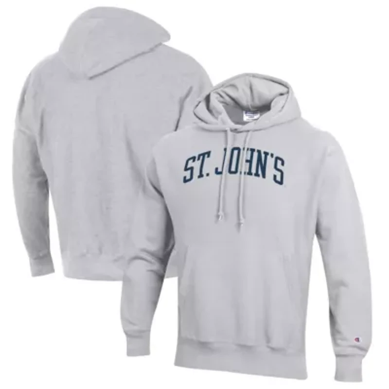 St. John's Red Storm NCAA ed Reverse Weave Fleece Pullover Hoodie