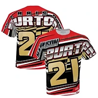 NASCAR Checkered Flag Harrison Burton Sublimated Speedster T-Shirt