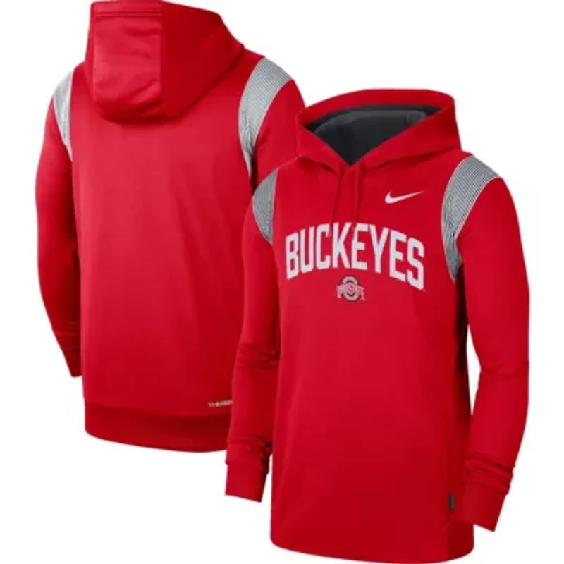 NCAA Nike Ohio State Buckeyes 2022 Game Day Sideline Performance Pullover Hoodie