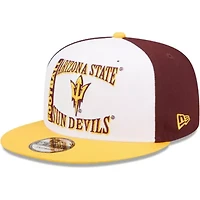 NCAA White/Maroon Arizona State Sun Devils Retro Sport 9FIFTY Snapback Hat