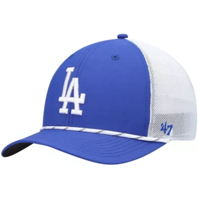 MLB Royal/White Los Angeles Dodgers Burden Trucker Snapback Hat