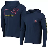 MLB Vineyard Vines St. Louis Cardinals Long Sleeve Hoodie T-Shirt