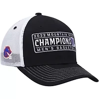 NCAA Black/White Boise State Broncos 2022 Mountain West Basketball Conference Tournament s Locker Room Adjustable Hat