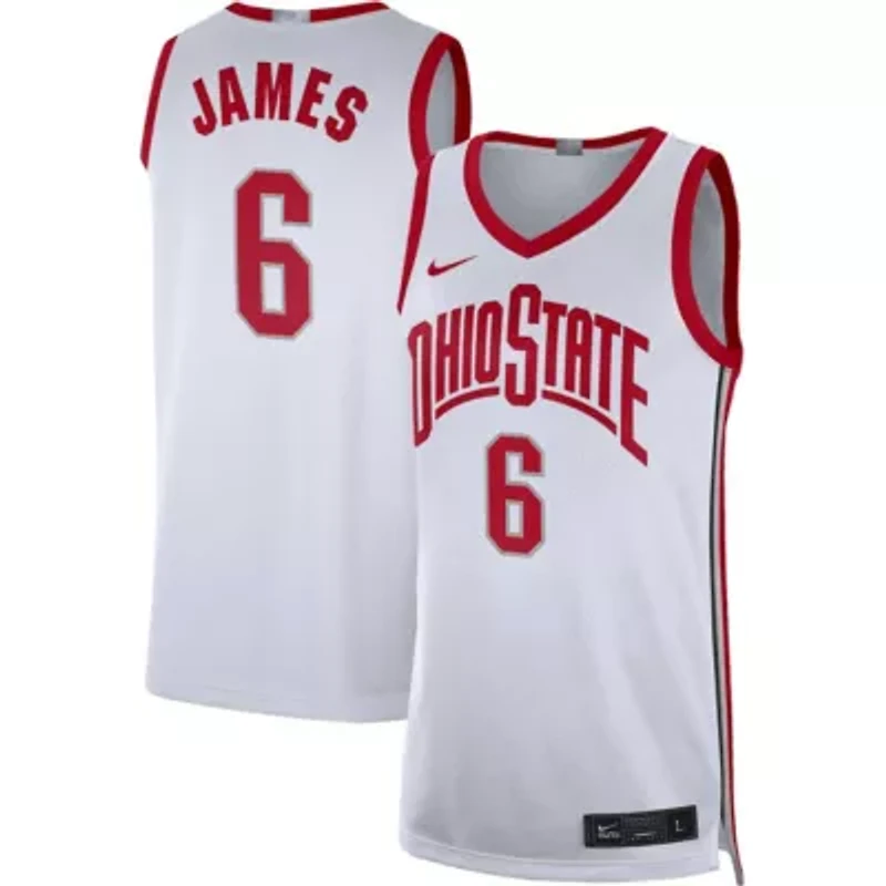NCAA Nike LeBron James Ohio State Buckeyes Limited Basketball Jersey
