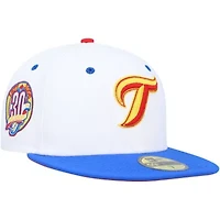 Toronto Blue Jays MLB White/Royal 30th Anniversary Cherry Lolli 59FIFTY Fitted Hat