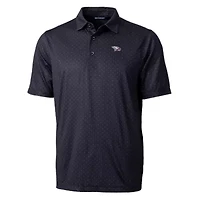 NC Central Eagles NCAA North Carolina Pike Double Dot Print Stretch Polo