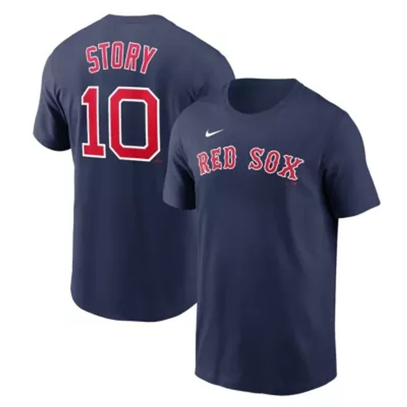 Boston Red Sox MLB Nike Trevor Story Name & Number T-Shirt