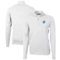 NCAA Indiana State Sycamores Big & Tall Virtue Eco Pique Recycled Quarter-Zip Pullover Top