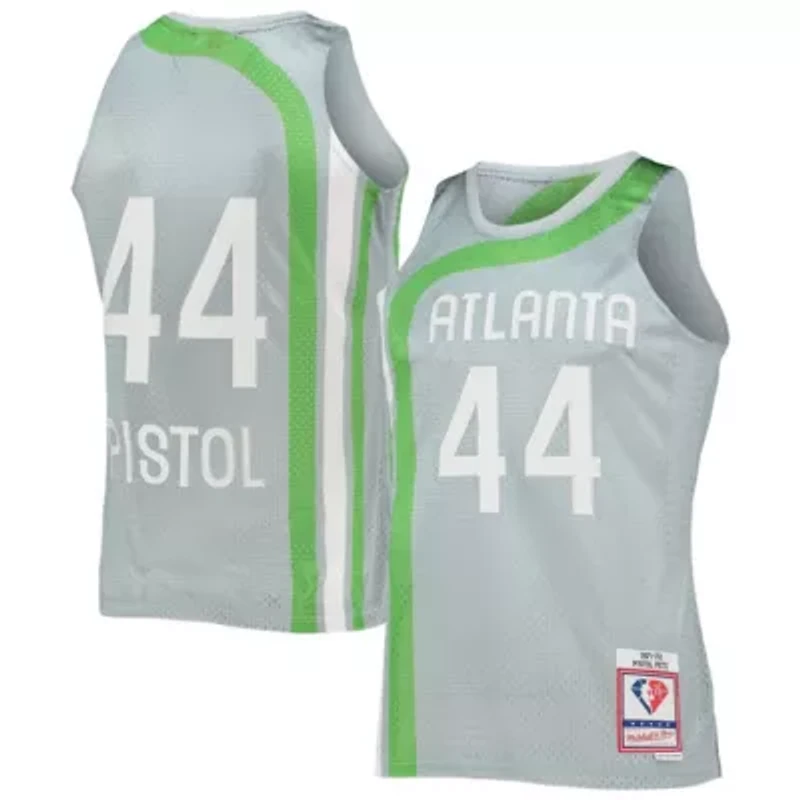 NBA Pete Maravich Atlanta Hawks 75th Anniversary 1971/72 Hardwood Classics Swingman Jersey