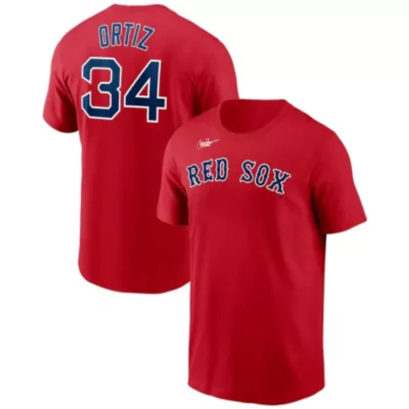 Boston Red Sox MLB Nike David Ortiz Name & Number T-Shirt