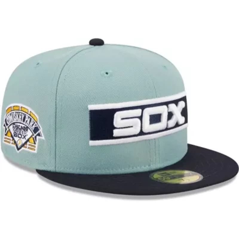 Chicago White Sox MLB Light Blue/Navy Beach Kiss 59FIFTY Fitted Hat