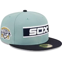 Chicago White Sox MLB Light Blue/Navy Beach Kiss 59FIFTY Fitted Hat