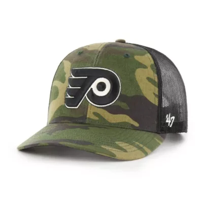 NHL Camo/Black Philadelphia Flyers Trucker Snapback Hat