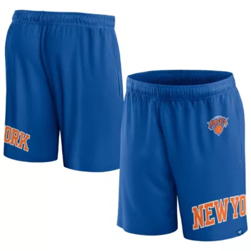 NBA Fanatics New York Knicks Free Throw Mesh Shorts