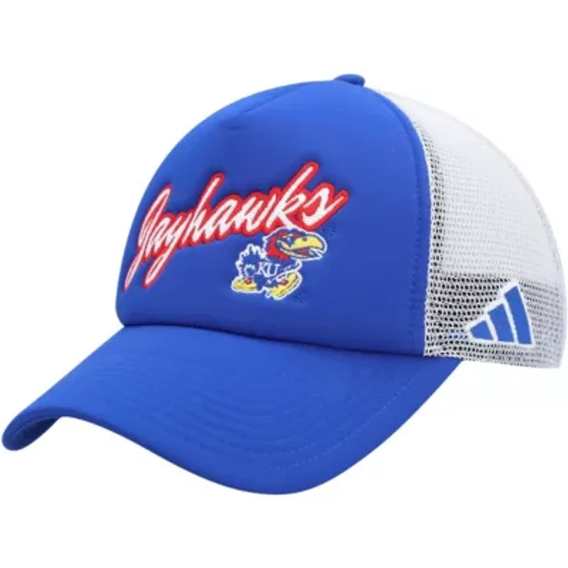 NCAA Kansas Jayhawks Script Trucker Snapback Hat