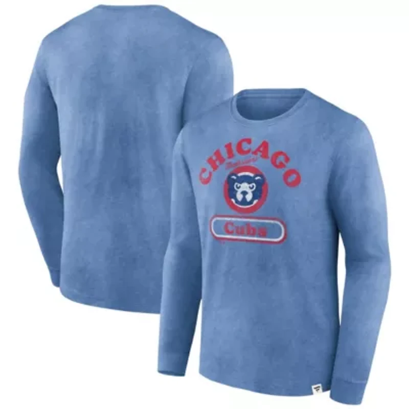 MLB Fanatics Chicago Cubs Circus Catch Long Sleeve T-Shirt