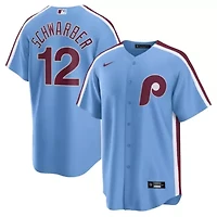 MLB Nike Kyle Schwarber Light Philadelphia Phillies Alternate, 1st Replica Jersey