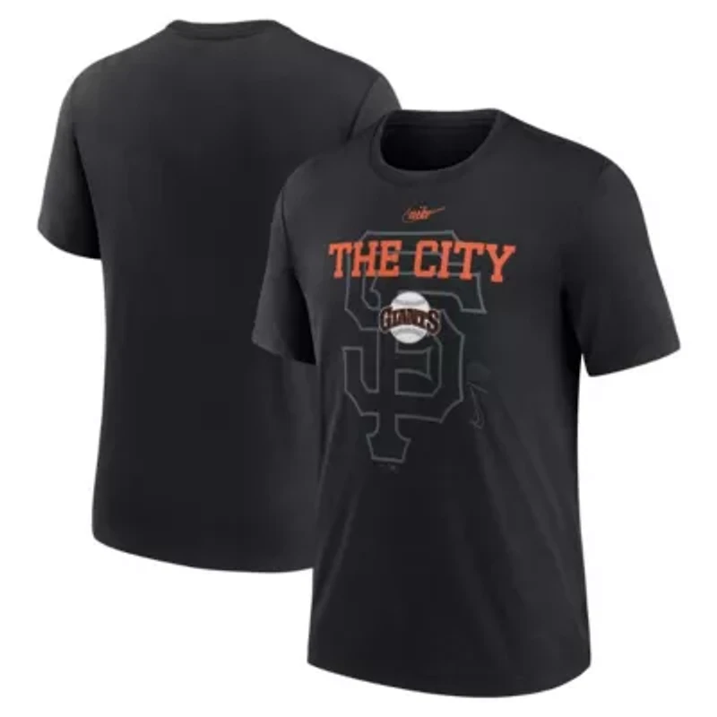 MLB Nike San Francisco Giants Rewind Retro Tri-Blend T-Shirt