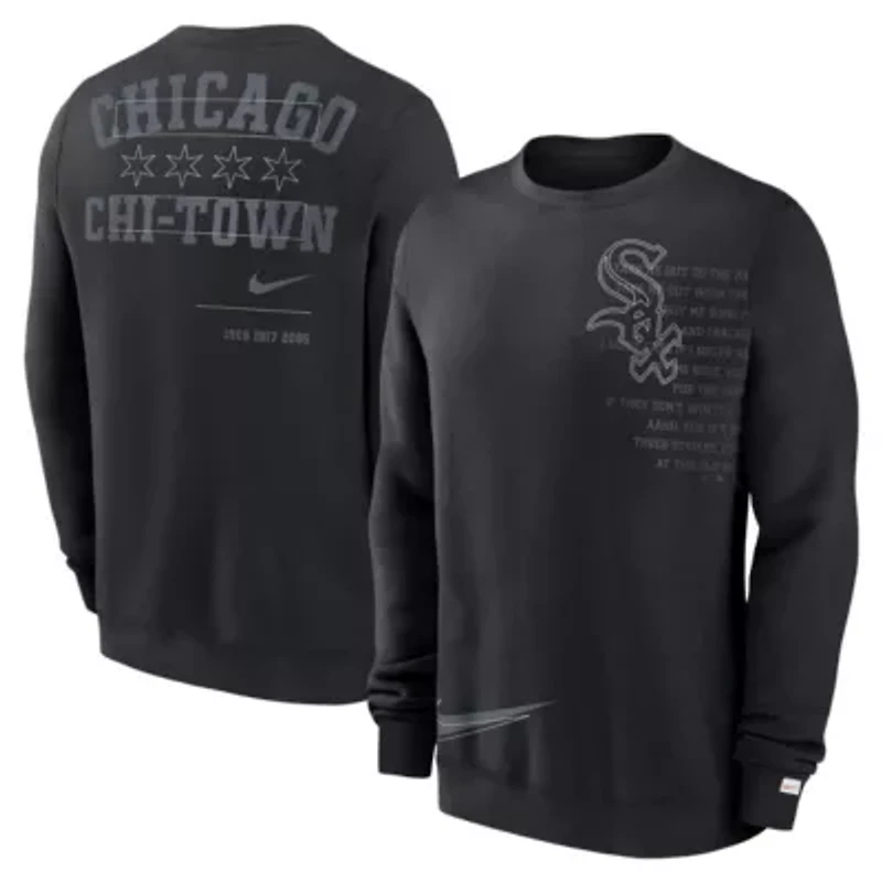 Chicago White Sox MLB Nike Statement Ball Game Fleece Pullover Sweatshirt